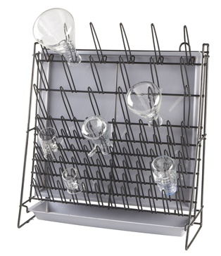 WIRE GLASSWARE DRYING RACK